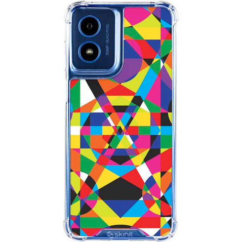 Parallel Vectors Moto G 5G (2024) Clear Case