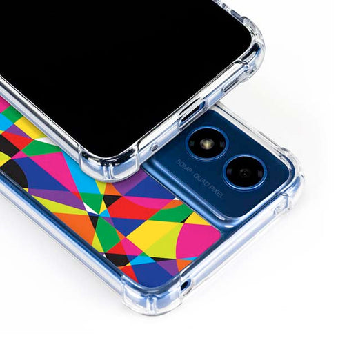 Parallel Vectors Moto G 5G (2024) Clear Case