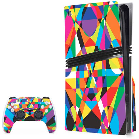 Parallel Vectors PS5 Pro Disk Bundle Skin