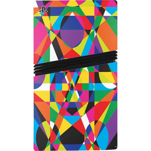 Parallel Vectors PS5 Pro Disk Console Skin