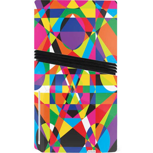Parallel Vectors PS5 Pro Disk Console Skin
