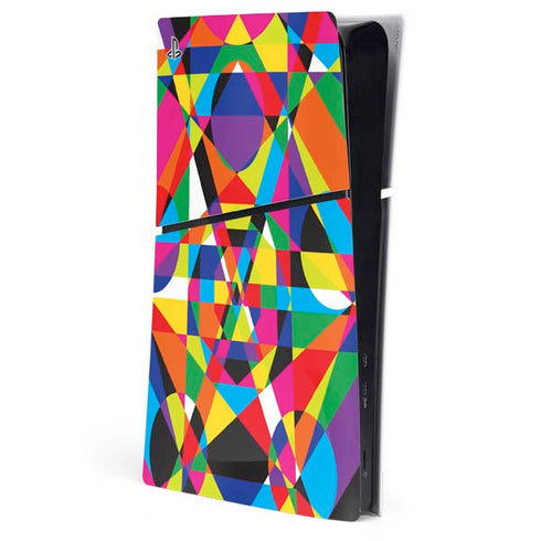 Parallel Vectors PS5 Slim Digital Edition Console Skin