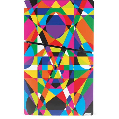 Parallel Vectors PS5 Slim Digital Edition Console Skin