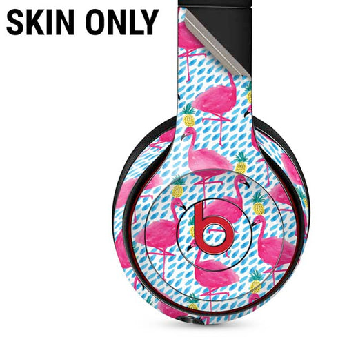 Bouffants and Broken Hearts Party Flamingos Beats Solo 3 Wireless Skin