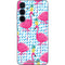 Bouffants and Broken Hearts Party Flamingos Galaxy A35 5G Skin