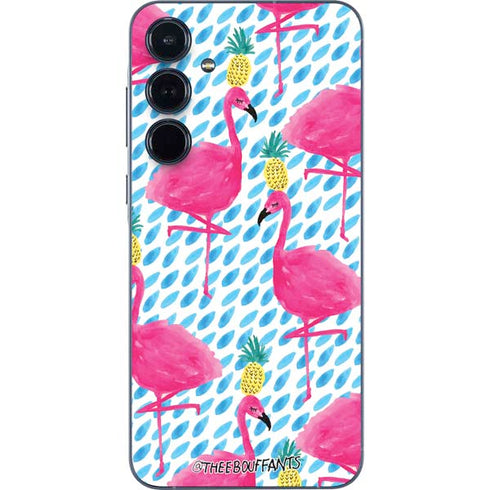 Bouffants and Broken Hearts Party Flamingos Galaxy A36 5G Skin