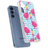 Bouffants and Broken Hearts Party Flamingos Galaxy A55 5G Clear Case