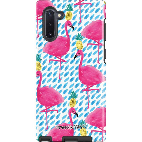 Bouffants and Broken Hearts Party Flamingos Galaxy Cases