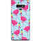Bouffants and Broken Hearts Party Flamingos Galaxy Note 9 Skin