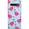 Bouffants and Broken Hearts Party Flamingos Galaxy S10 Skin