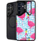 Bouffants and Broken Hearts Party Flamingos Galaxy S24 Plus Kickstand Case