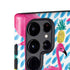 Bouffants and Broken Hearts Party Flamingos Galaxy S25 Ultra Impact Case