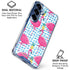 Bouffants and Broken Hearts Party Flamingos Galaxy S25 Clear Case