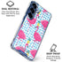 Bouffants and Broken Hearts Party Flamingos Galaxy S25 Plus Clear Case