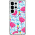 Bouffants and Broken Hearts Party Flamingos Galaxy S25 Ultra Clear Case