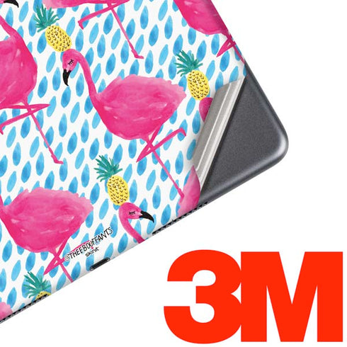 Bouffants and Broken Hearts Party Flamingos iPad Skins