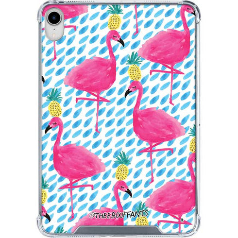 Bouffants and Broken Hearts Party Flamingos iPad 11th Gen (2025) Clear Case