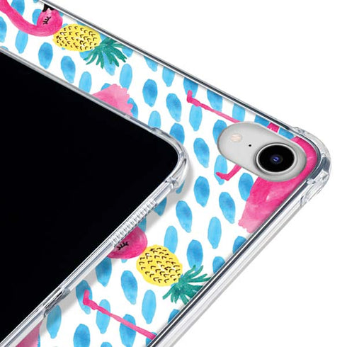 Bouffants and Broken Hearts Party Flamingos iPad 11th Gen (2025) Clear Case