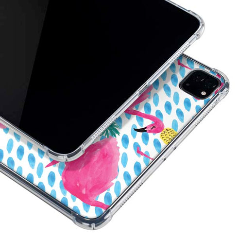 Bouffants and Broken Hearts Party Flamingos iPad Pro 11in (2024) Clear Case