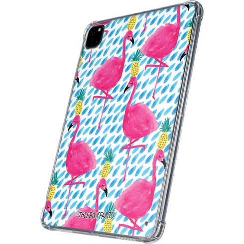 Bouffants and Broken Hearts Party Flamingos iPad Pro 11in (2024) Clear Case