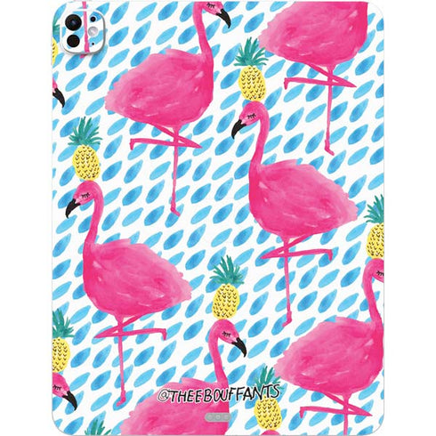 Bouffants and Broken Hearts Party Flamingos iPad Pro 13in M4 (2024) Skin