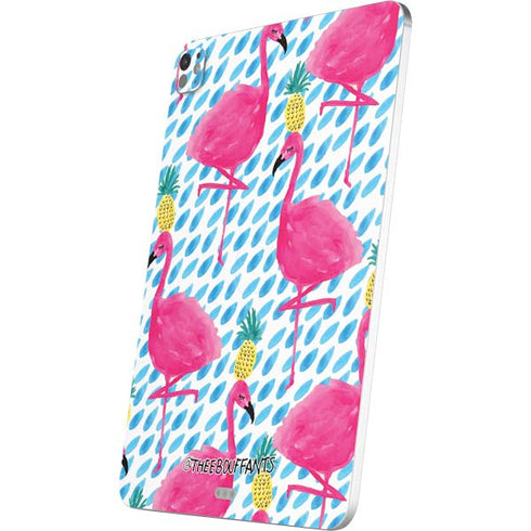 Bouffants and Broken Hearts Party Flamingos iPad Pro 13in M4 (2024) Skin