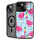 Bouffants and Broken Hearts Party Flamingos iPhone 14 Plus Kickstand Case