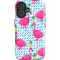 Bouffants and Broken Hearts Party Flamingos iPhone 16 Impact Case