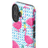 Bouffants and Broken Hearts Party Flamingos iPhone 16 Impact Case