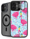 Bouffants and Broken Hearts Party Flamingos iPhone 16 Kickstand Case