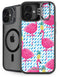 Bouffants and Broken Hearts Party Flamingos iPhone 16 Plus Kickstand Case