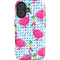 Bouffants and Broken Hearts Party Flamingos iPhone 16 Plus Magsafe Impact Case
