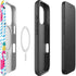 Bouffants and Broken Hearts Party Flamingos iPhone 16 Pro Magsafe Impact Case