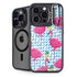 Bouffants and Broken Hearts Party Flamingos iPhone 16 Pro Max Kickstand Case