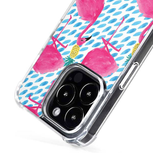 Bouffants and Broken Hearts Party Flamingos iPhone 16 Pro Max MagSafe Case