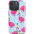 Bouffants and Broken Hearts Party Flamingos iPhone 16 Pro Max Magsafe Impact Case