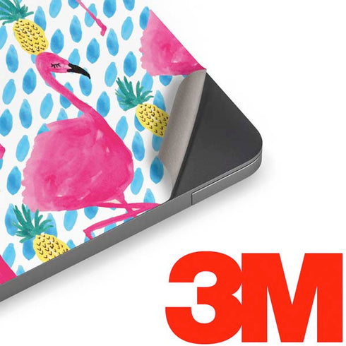 Bouffants and Broken Hearts Party Flamingos Apple MacBook Air Skin