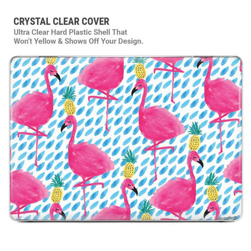 Bouffants and Broken Hearts Party Flamingos MacBook Pro 14in (2021-24) Case plus Skin