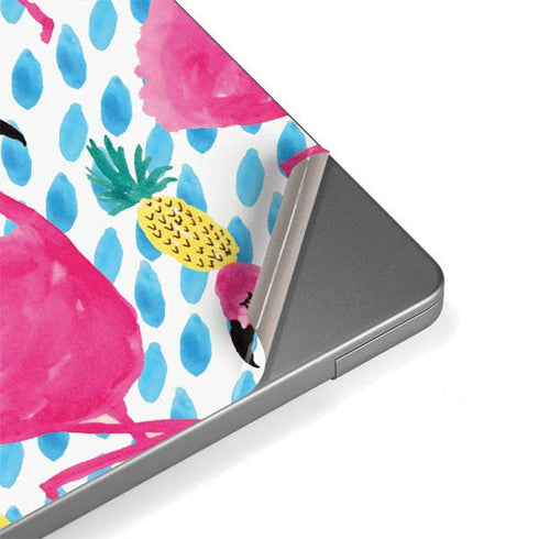 Bouffants and Broken Hearts Party Flamingos Apple MacBook Pro 14-inch Skin