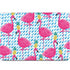 Bouffants and Broken Hearts Party Flamingos MacBook Skins