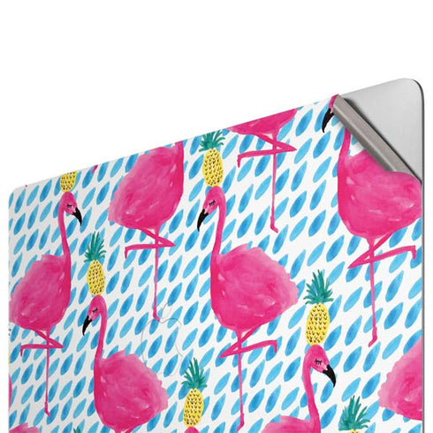 Bouffants and Broken Hearts Party Flamingos Apple MacBook Pro 16-inch Skin