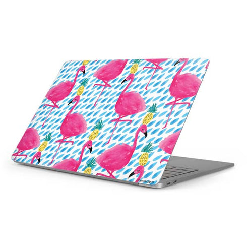 Bouffants and Broken Hearts Party Flamingos Apple MacBook Pro 16-inch Skin