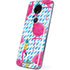 Bouffants and Broken Hearts Party Flamingos Moto E5 Plus Skin