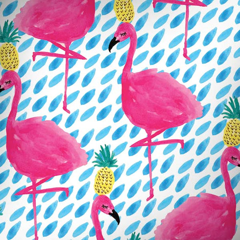 Bouffants and Broken Hearts Party Flamingos Moto G6 Skin