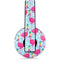 Bouffants and Broken Hearts Party Flamingos PlayStation 4 Gold Wireless Headset Skin