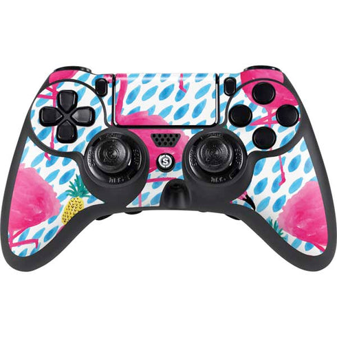 Bouffants and Broken Hearts Party Flamingos PlayStation PS4 Skins