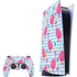 Bouffants and Broken Hearts Party Flamingos PlayStation PS5 Skins