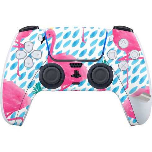 Bouffants and Broken Hearts Party Flamingos PS5 Pro Disk Bundle Skin