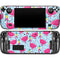 Bouffants and Broken Hearts Party Flamingos Steam Deck Handheld Gaming Computer OLED Skin