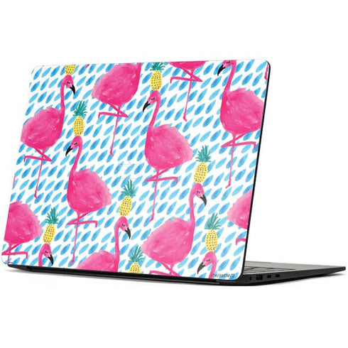 Bouffants and Broken Hearts Party Flamingos Surface Laptop 7 15in Skin